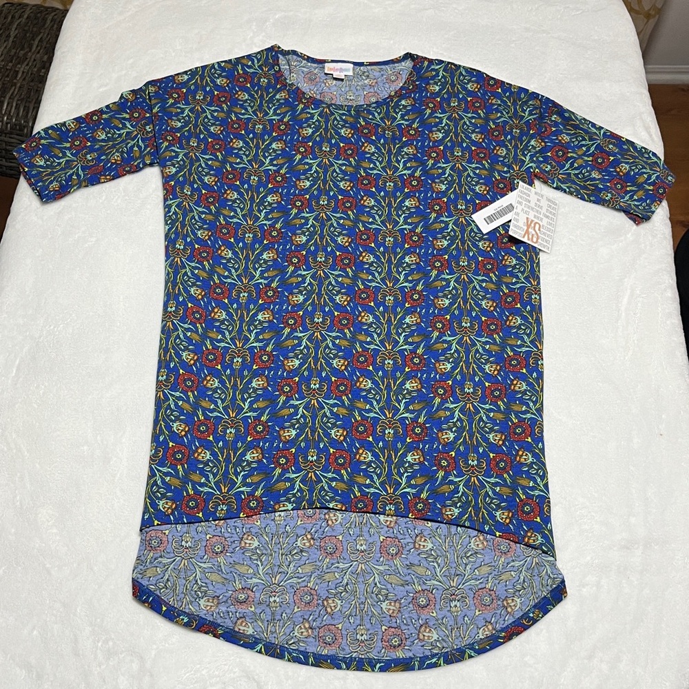 LuLaRoe Floral Irma tunic t-shirt